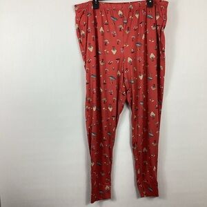 Women's Mushroom Lounge Pants Size 2X